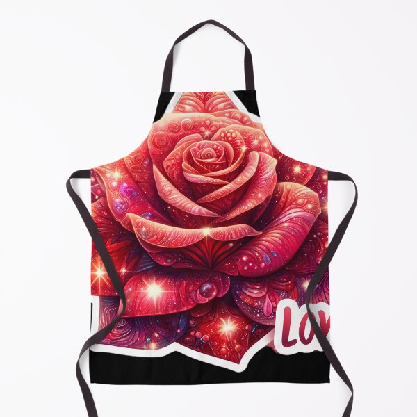 Item preview, Magical red rose saying "I love you" designed and sold by AI-Only Creations.