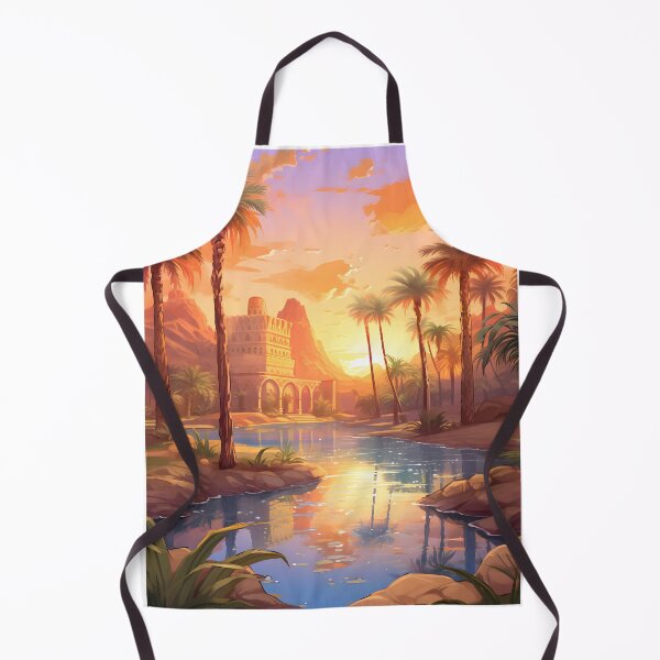 Item preview, Oasis Enchantment: A Watercolor Desert Sunset designed and sold by Shirtastically.