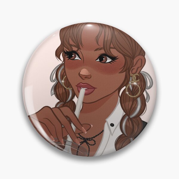 Item preview, iced coffee girl designed and sold by monarosecreates.