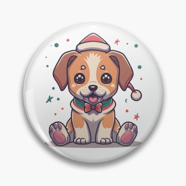 Item preview, Puppy in a Christmas Santa Hat designed and sold by PulseGraph.