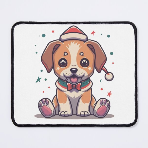 Item preview, Cachorro con gorro de Papá Noel navideño designed and sold by PulseGraph.