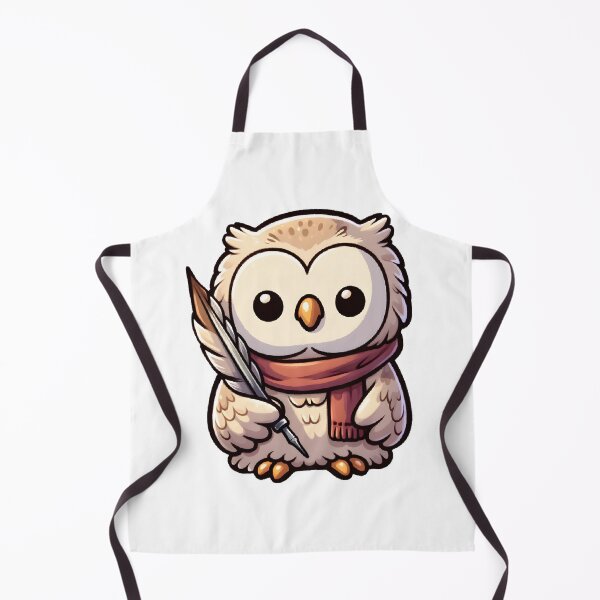 Item preview, Scholarly Owl with Quill and Scarf designed and sold by UmbrellaStudio1.
