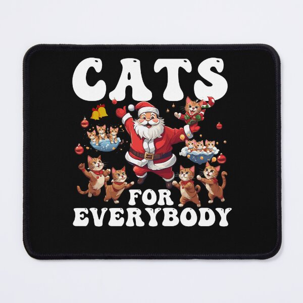 Item preview, Cats For Everybody - Christmas Funny Cat Santa designed and sold by smailjr.