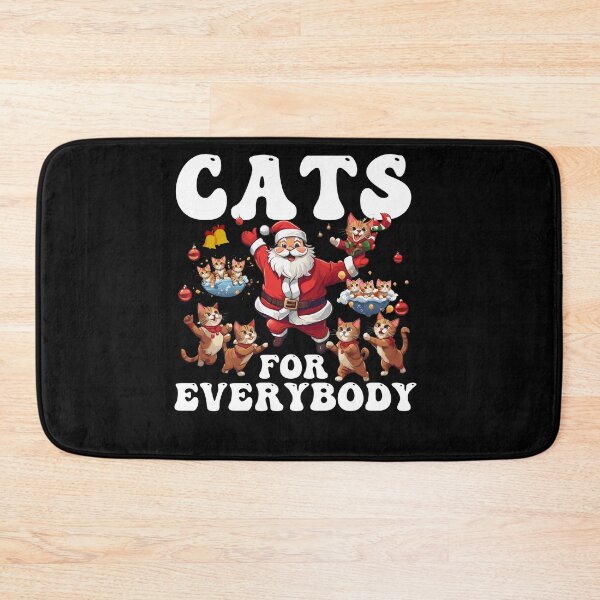 Item preview, Cats For Everybody - Christmas Funny Cat Santa designed and sold by smailjr.