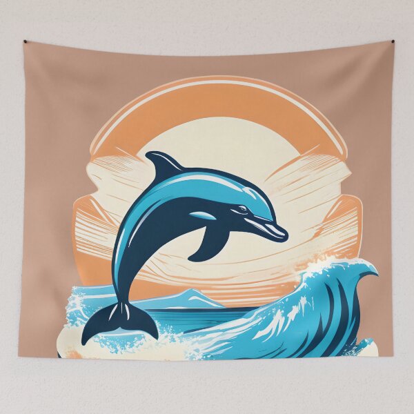 Item preview, Dolphin Jumping designed and sold by Winthrop Brookhouse.
