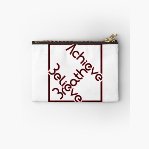 Item preview, Breathe, Believe, Achieve Red Mindful Motto designed and sold by Harlake.