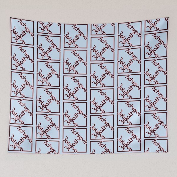 Item preview, Breathe, Believe, Achieve Red Mindful Motto designed and sold by Harlake.