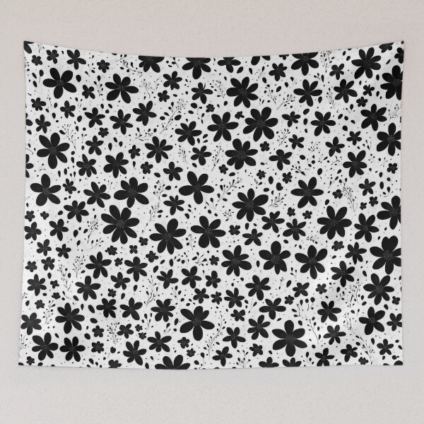 Item preview, Elegant Simplicity: Monochrome Floral designed and sold by nexanova369.