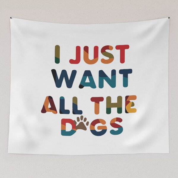 Item preview, I Just Want All The Dogs Sweatshirt - All The Dogs Womens Dog Sweatshirt - Dog Lover Gift - Dog Owner Sweater designed and sold by herrarshop.