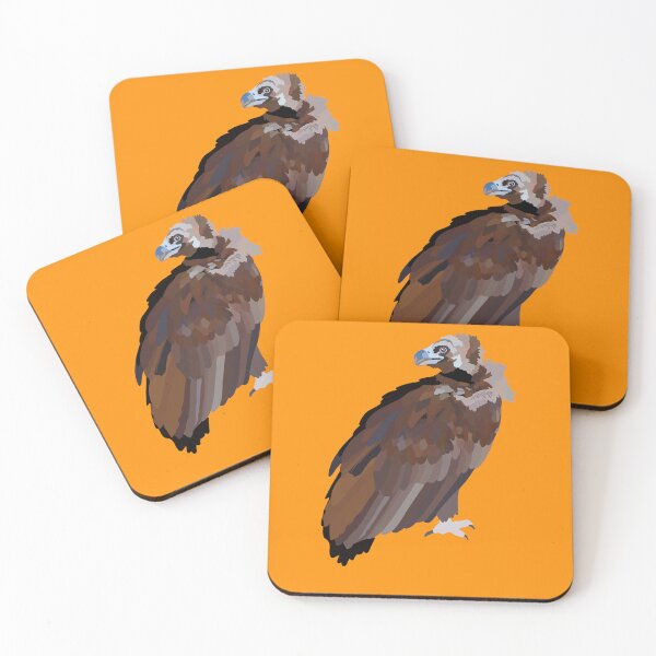 Item preview, C is for Cinereous Vulture,Cinereous Vulture Illustration – Powerful Raptor Art for Wildlife and Nature Lovers designed and sold by PrettylittlepastelUk.