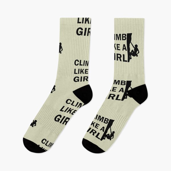 Item preview, Climb like a girl girls who climbing rock climber woman designed and sold by Alexaltay.