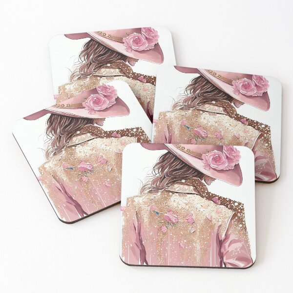Item preview, Cowgirl in Repose - Modern Western Art Illustration designed and sold by Peek-Designs.