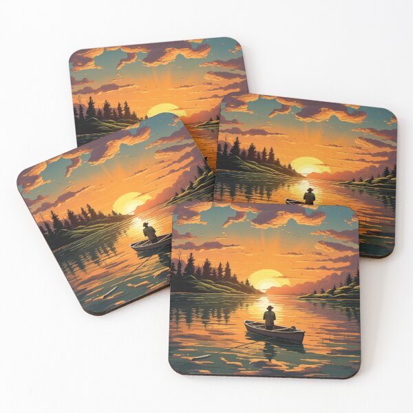 Item preview, fishing sunset designed and sold by nickmoore1986.