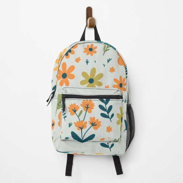 Item preview, pattern flowers and sun on pastel colors handwritting style designed and sold by Carolina Salazar.