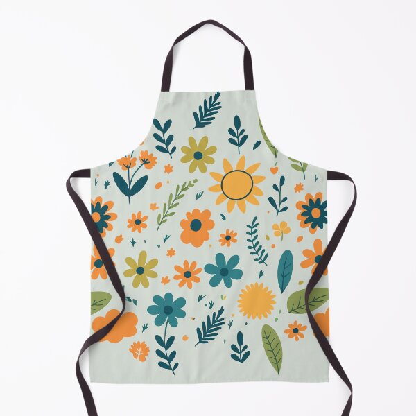 Item preview, pattern flowers and sun on pastel colors handwritting style designed and sold by Carolina Salazar.
