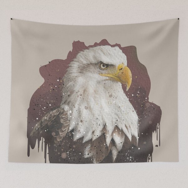 Item preview, Bald Eagle head in watercolor designed and sold by antonietta40.