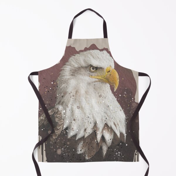 Item preview, Bald Eagle head in watercolor designed and sold by antonietta40.