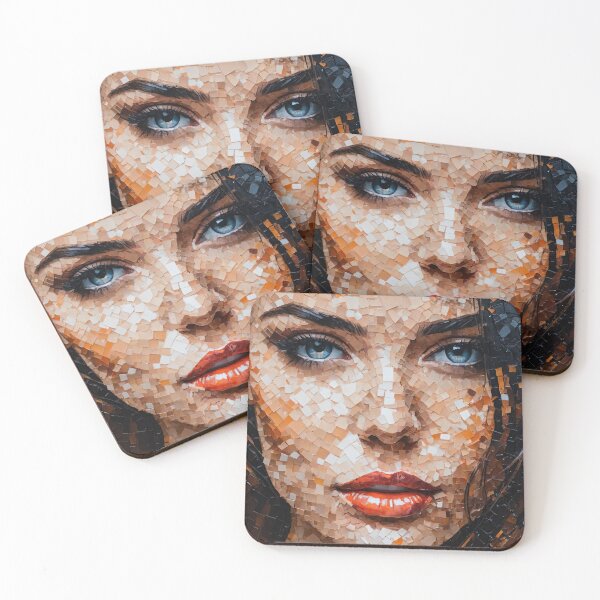 Item preview, Abstract art painting of a woman's face designed and sold by Giuseppe Cammino.