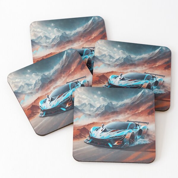 Item preview, Between Sky and Asphalt: Digital Art that Fuses the Power of Cars with Unreal Clouds. designed and sold by Artedig.