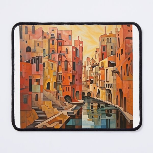 Item preview, geometric cityscape designed and sold by nickmoore1986.