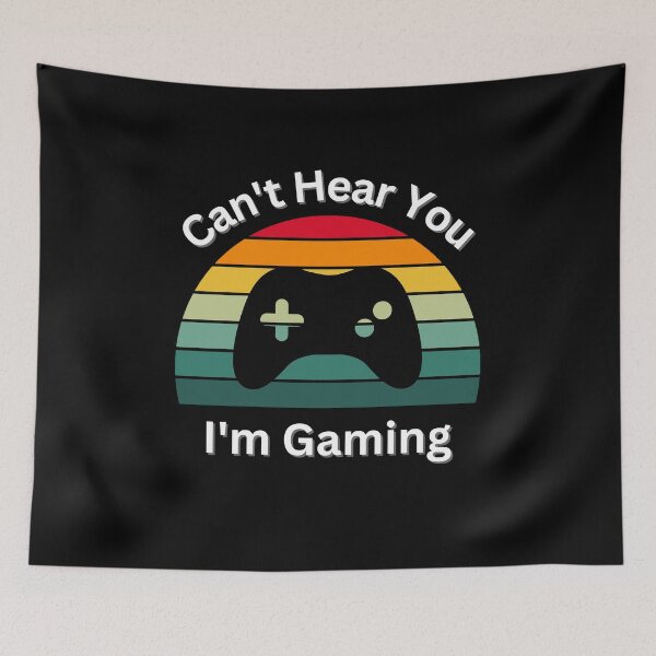 Item preview, Can't Hear You I'm Gaming designed and sold by NaaEchDesign ⭐⭐⭐⭐⭐.