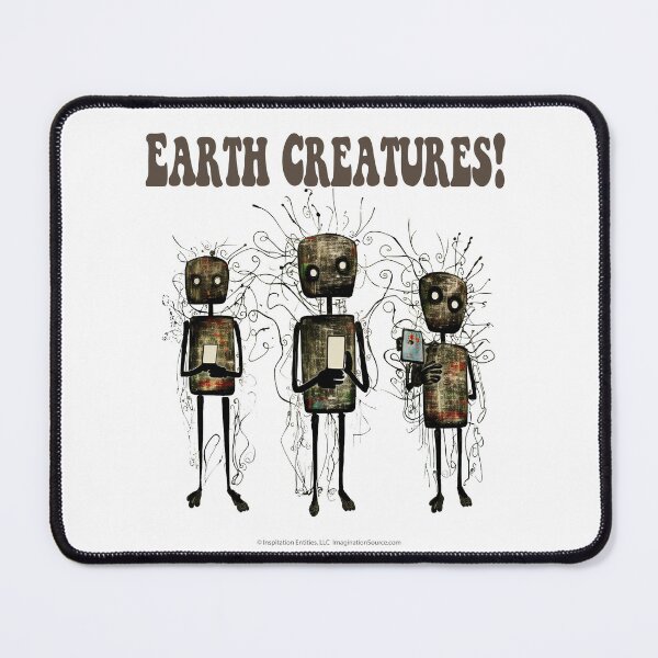 Item preview, Earth Creatures With Square Heads - For Light Backgrounds designed and sold by The Imagination Source™.