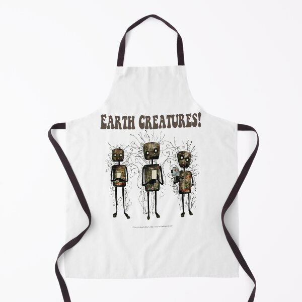 Item preview, Earth Creatures With Square Heads - For Light Backgrounds designed and sold by The Imagination Source™.