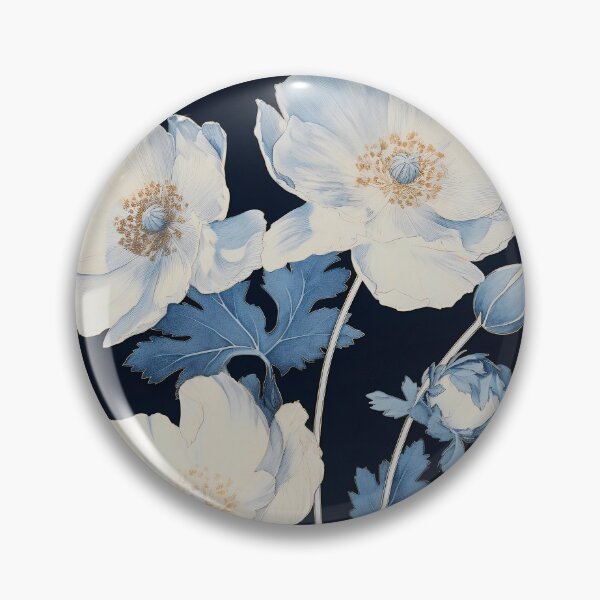 Item preview, Striking Dutch Blue Flowers designed and sold by Brendon987.