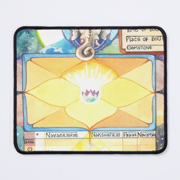 Item preview, Vedic Astrology Template Chart Ganesha Hand-drawn designed and sold by michellegerber.