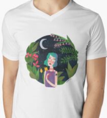 Night Garden Men's V-Neck T-Shirt