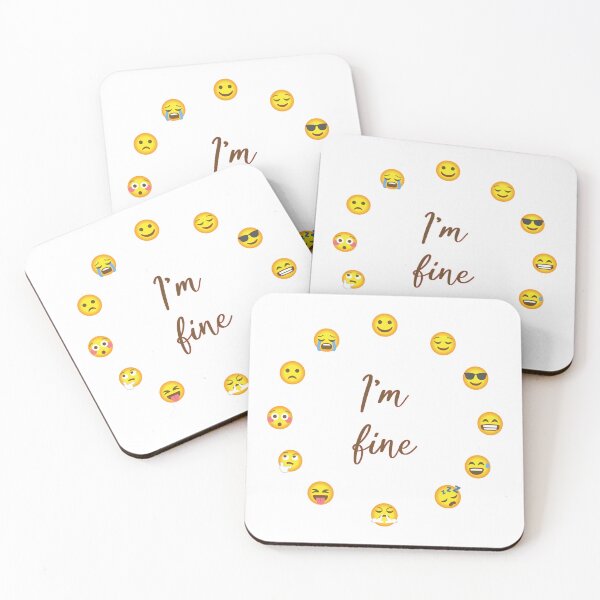 Item preview, I'm Fine designed and sold by MilabArt.