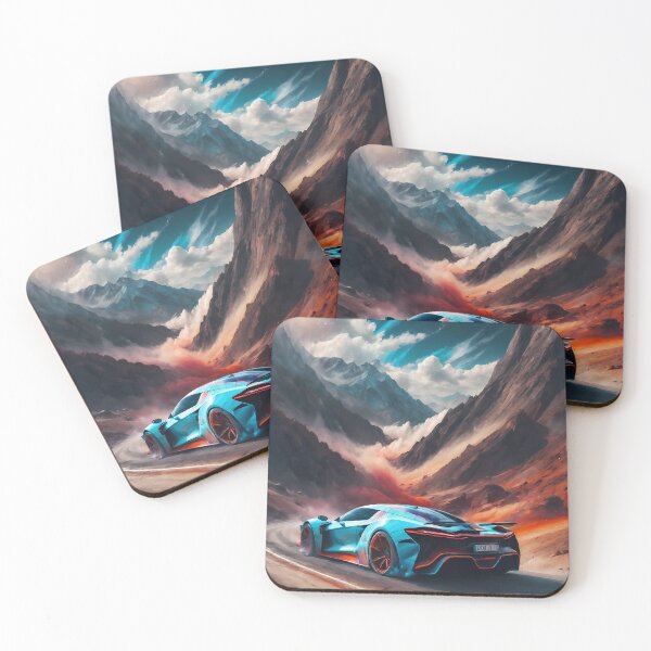 Item preview, Chromatic Clouds: Digital Art that Transforms Cars into Moving Paintings. designed and sold by Artedig.