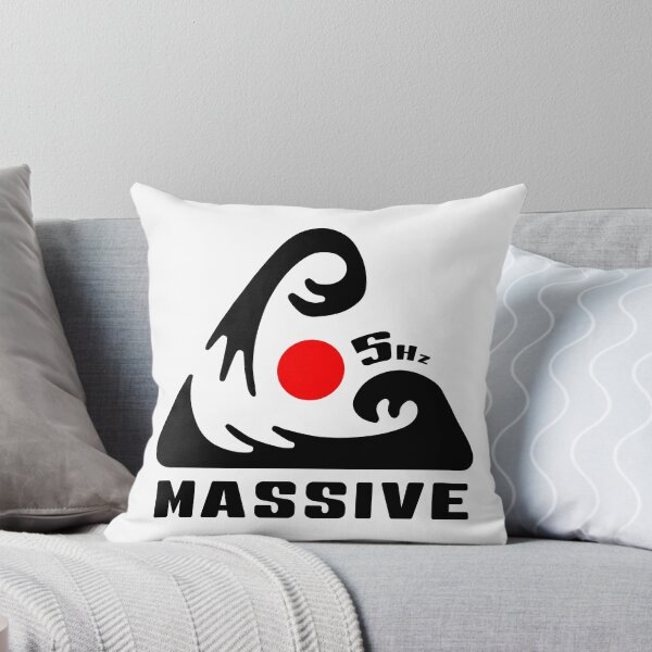 Artikelvorschau, 5Hz MASSIV. 5 HERTZ SURF-LOGO. SCHWARZ/ROT. entworfen und verkauft von 5hertz.