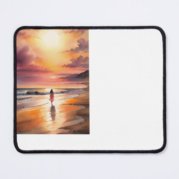 Item preview, Sunset Serenade: Golden Hour Beach Bliss designed and sold by PanoramaPrints.