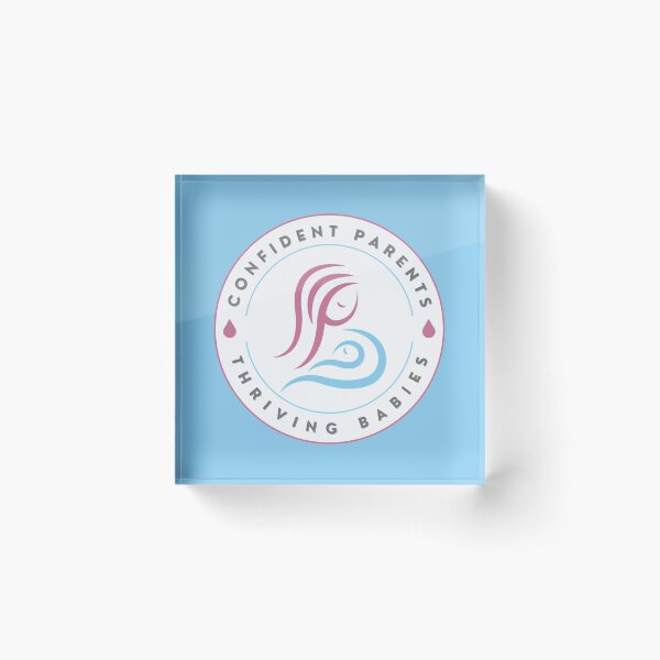 Item preview, Bayou City Breastfeeding Circle Logo on Blue Background designed and sold by BCB-IBCLC.