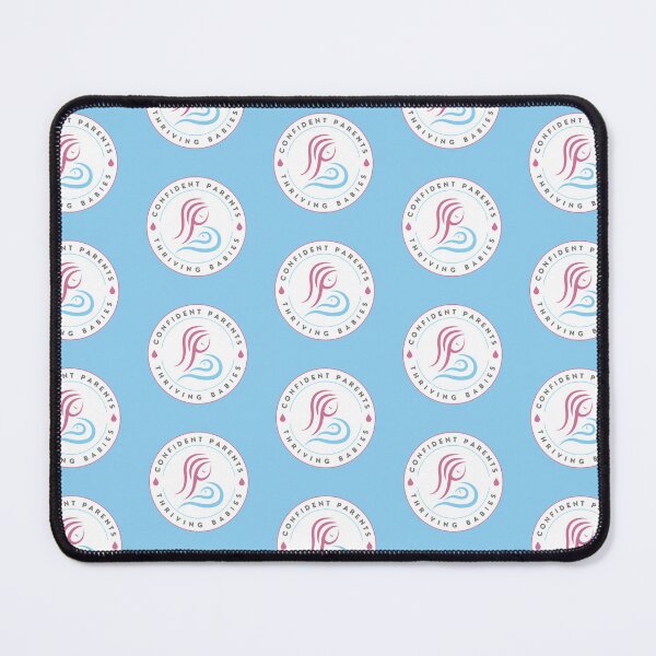 Item preview, Bayou City Breastfeeding Circle Logo on Blue Background designed and sold by BCB-IBCLC.