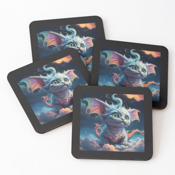Item preview, Cute Little Kitten Dragon in The Clouds! designed and sold by TshirtTown88.
