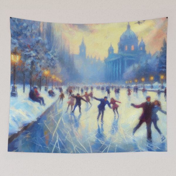 Item preview, Ice Skating Scene designed and sold by badguyduh.