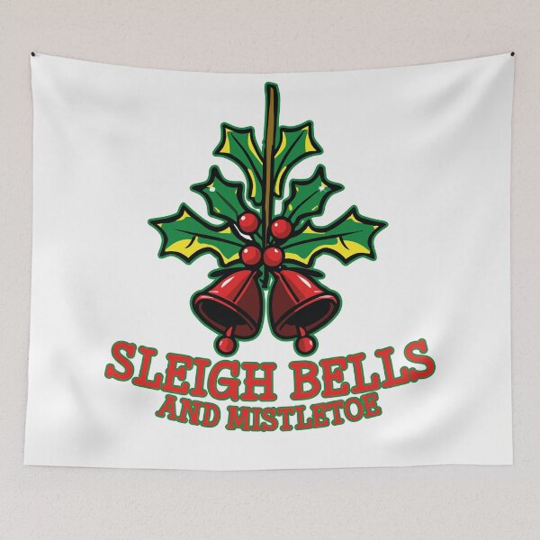 Item preview, Sleigh bells and mistletoe designed and sold by BNCH44.