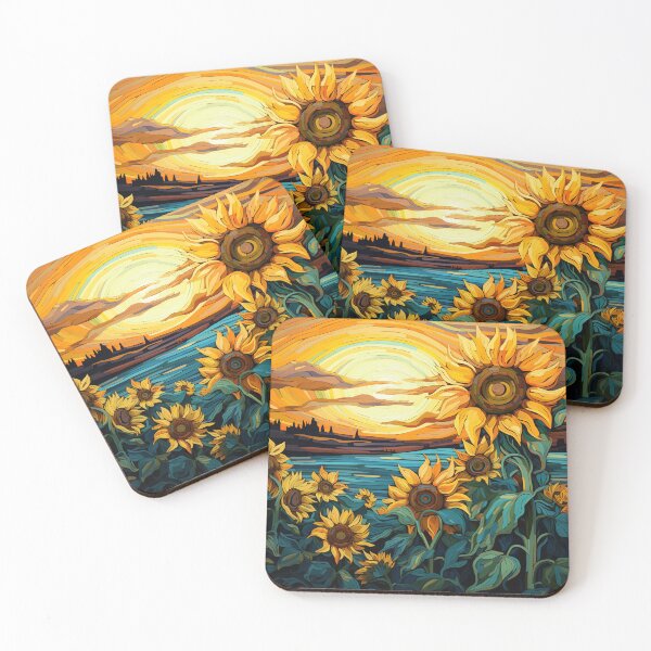 Artikelvorschau, sunflower sunset entworfen und verkauft von nickmoore1986.