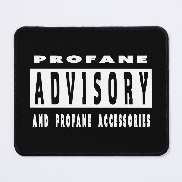 Item preview, Profane Advisory - Music Warning Parody designed and sold by Fanarchist.