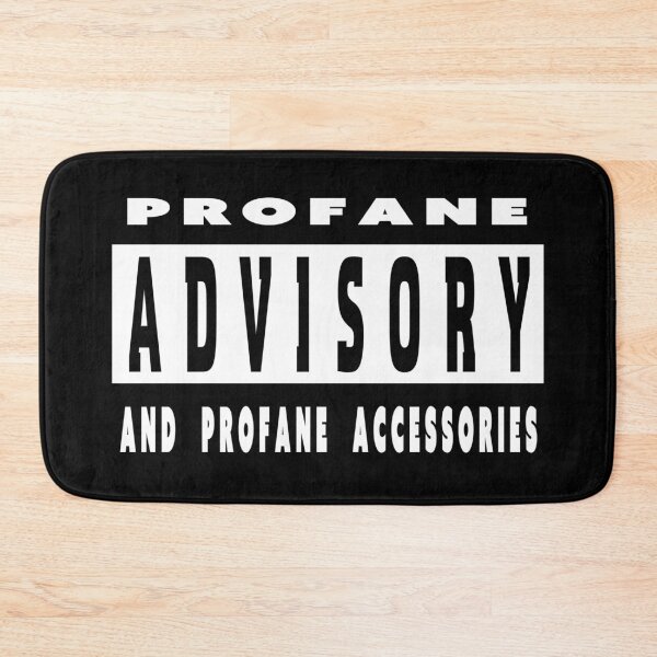 Item preview, Profane Advisory - Music Warning Parody designed and sold by Fanarchist.