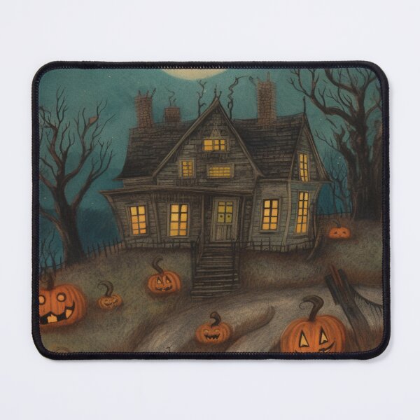 Item preview, Gloomy Vibrant Whimsigoth Moody Autumn Fall Halloween Scene Cozy Fall Night designed and sold by AmandaArcane.