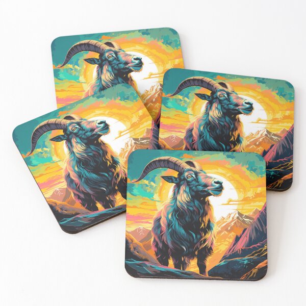 Item preview, mountain goat sundown designed and sold by nickmoore1986.