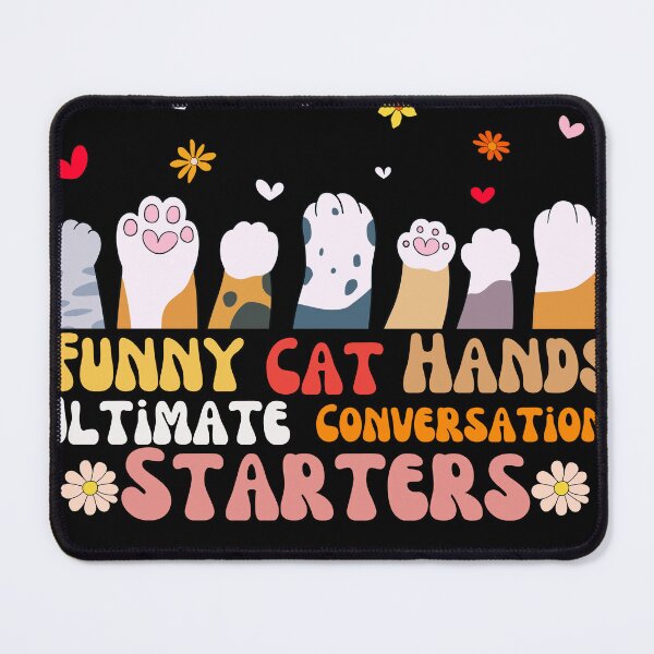 Item preview, Funny Cat Hands The Ultimate Conversation Starters designed and sold by CasmariaOnlineShop -.