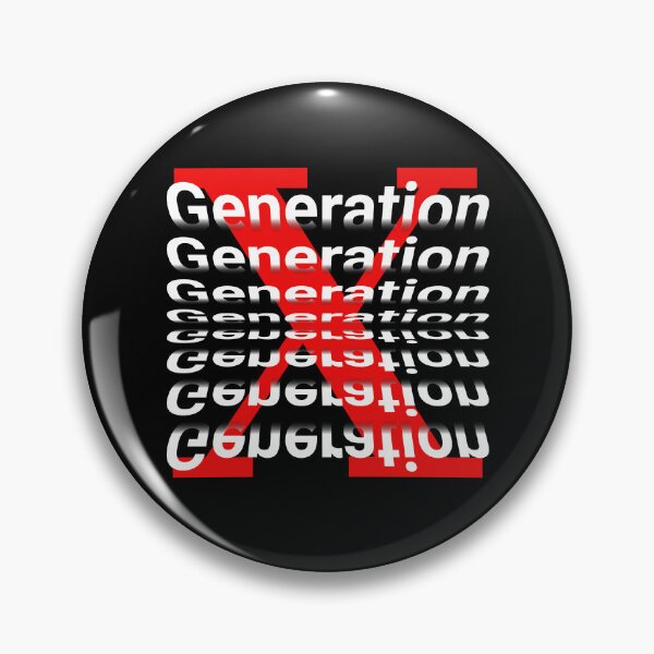 Item preview, Generation X - Retro designed and sold by BlueCoastPOD.