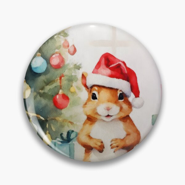 Item preview, Watercolour Christmas Squirrel designed and sold by NikkiBear67.