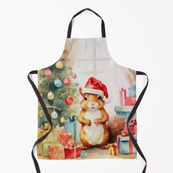Item preview, Watercolour Christmas Squirrel designed and sold by NikkiBear67.