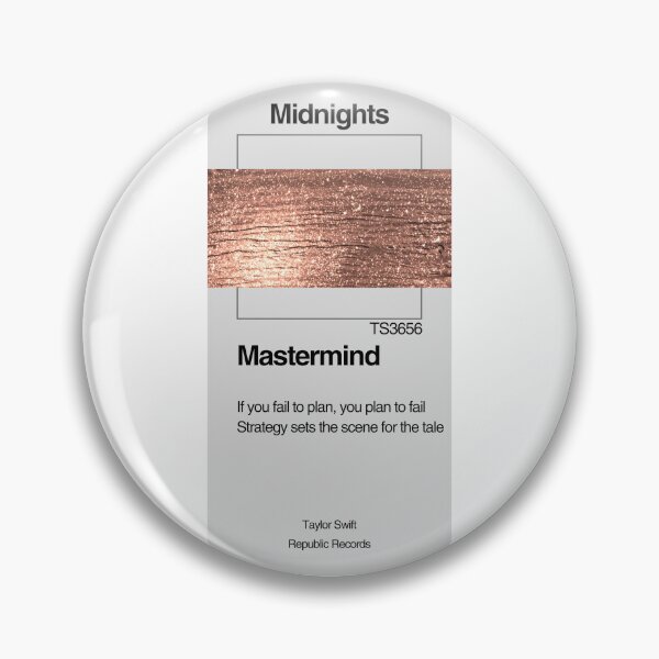 Item preview, TAYLOR SWIFT - Mastermind - Paint Swatch Design designed and sold by LenasVersion.