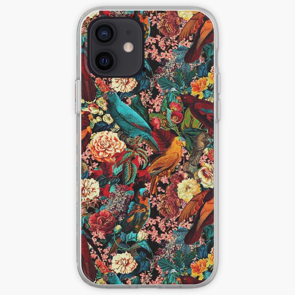 FLORAL AND BIRDS XVII iPhone Soft Case